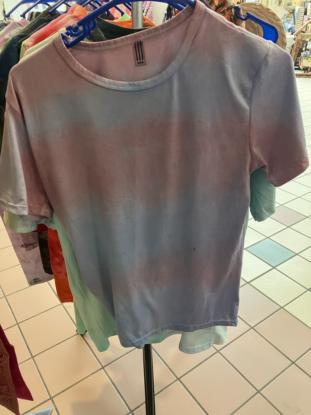 Pastel Ombre Short Sleeve Tee - Relaxed Crew Neck